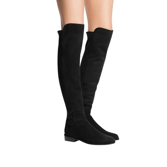 Stuart Weitzman 5050 Suede Over the Knee Boots - Picture 3 of 4